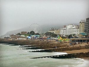 Front de mer d'Eastbourne, Angleterre