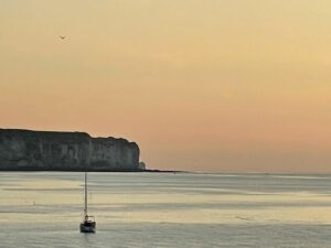 Plage de Fécamp, face à Etretat