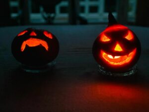 Citrouilles d'Halloween à l'Etang-la-Ville en 2023