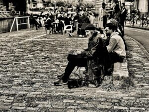 Pianiste de rue à Pantin
