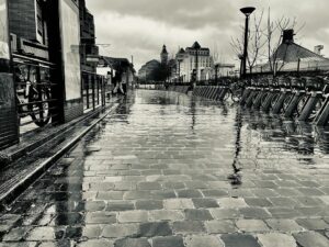 Pantin sous la pluie