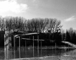 Piscine inondée à Physiopolis en 2013